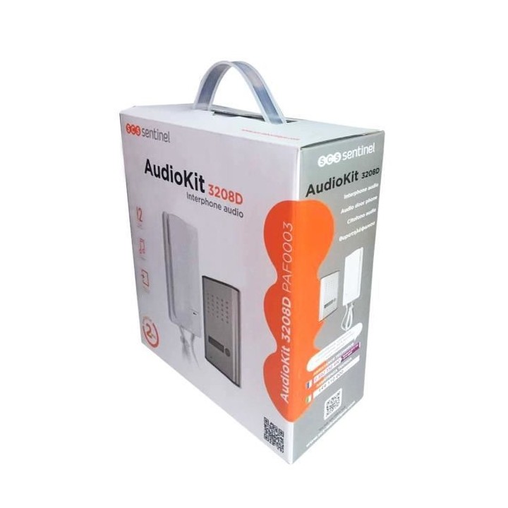 SCS SENTINEL Interphone audio 2 fils AudioKit 3208D