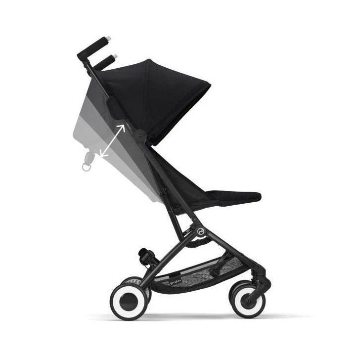 Poussette citadine ultra compacte LIBELLE Moon Black CYBEX - De 6 mois