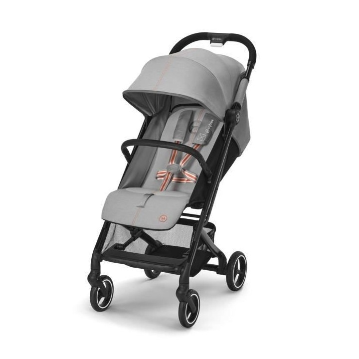 Poussette citadine compacte BEEZY Lava Grey CYBEX - De la naissance a