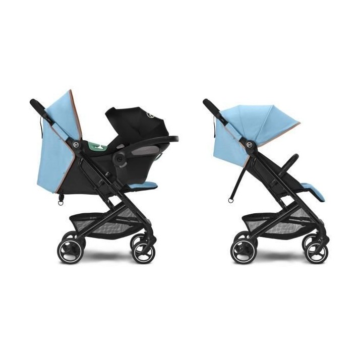 Poussette citadine compacte BEEZY Beach Blue CYBEX - De la naissance a