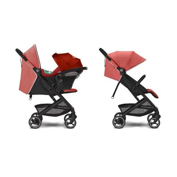 Poussette citadine compacte BEEZY Hibiscus Red CYBEX - De la naissance