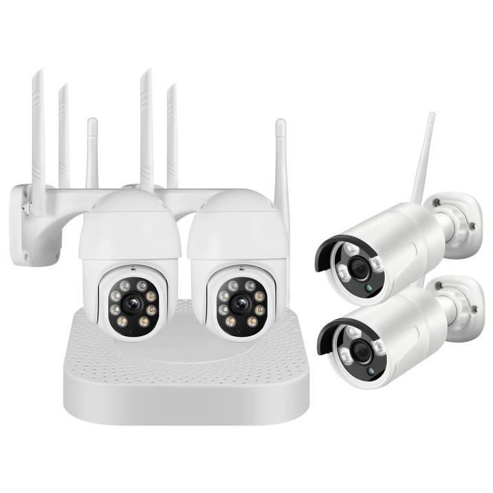 Systeme NVR Daewoo avec disque dur 1To et 4 Caméras