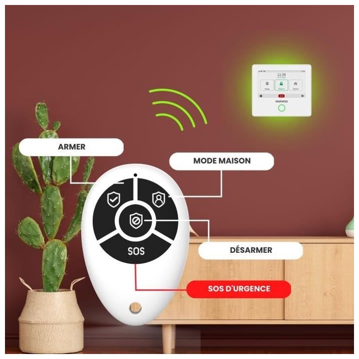 Alarme Daewoo Wifi / GSM 4G AM301