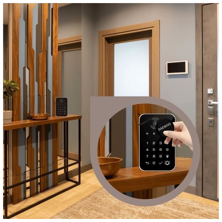 Wireless Keypad WKE301 avec 2 Badges RFID