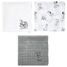 DISNEY 101 Dalmatiens Lot de 3 langes - 60 x 60 cm