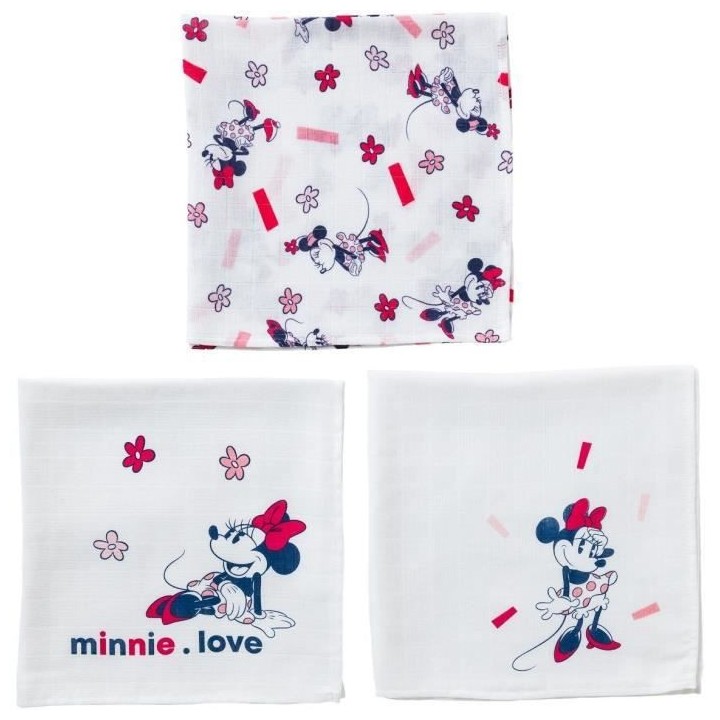 LOT DE 3 LANGES 60X60CM