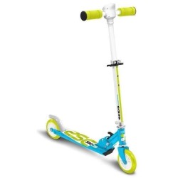 Trottinette pliable avec compteur de vitesse - bleu - Skids Control