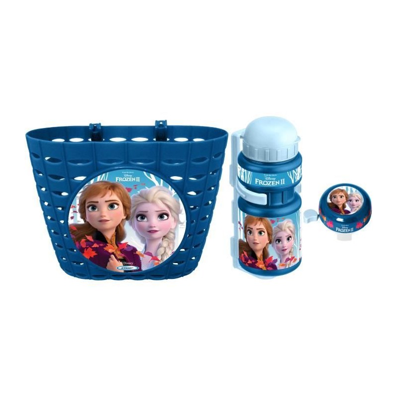 LA REINE DES NEIGES II Pack Panier + Gourde + Sonnette