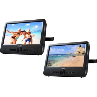 D-JIX PVS 906-70DP Double Lecteur DVD portable 9''+ supports appui-tet