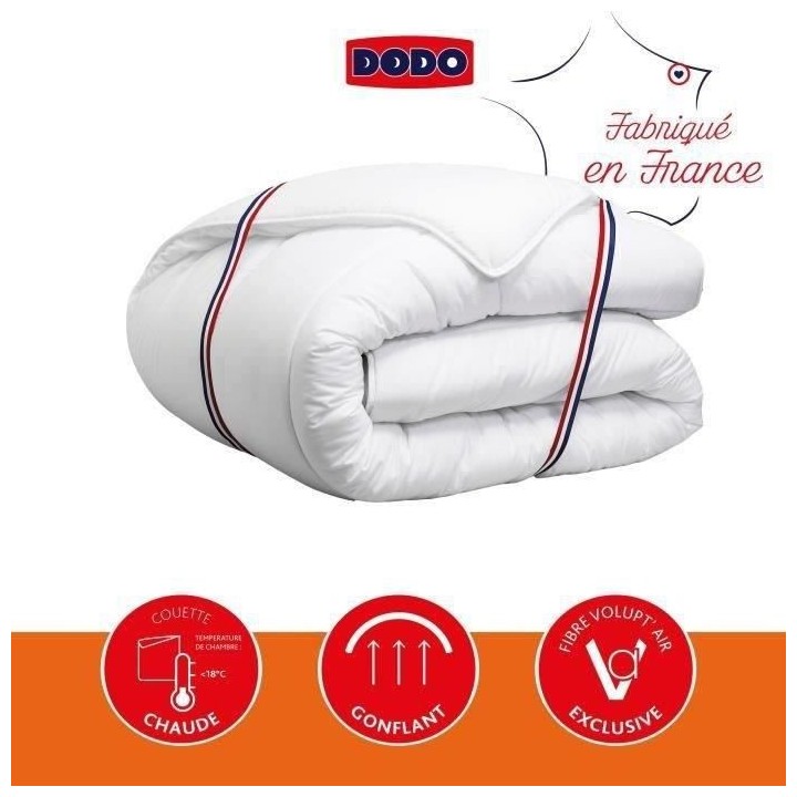 Couette Vancouver DODO Ultra chaude 220/240 Enveloppe 100% Polyester G