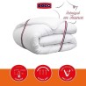 Couette Vancouver DODO Ultra chaude 220/240 Enveloppe 100% Polyester Garnissage 100% Polyester Fibre Creuse Siliconée 350g/m131