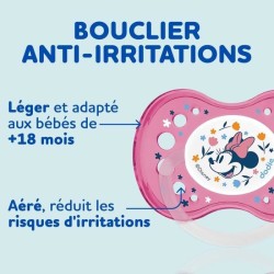 Dodie Sucette Anatomique +18m Minnie Lot de 2