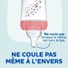 Lot de 3 Biberons DODIE Anti-Colique Initiation+ - Minnie - 270ml - 0-6 Mois - Tétine Ronde - Débit 2