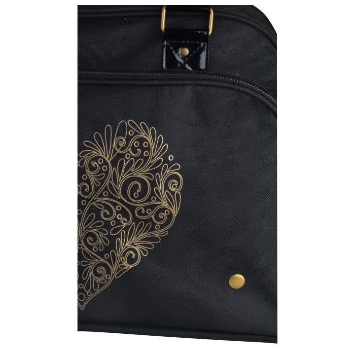 BABY ON BOARD Sac a langer Simply Premium + accessoires - Noir coeur d