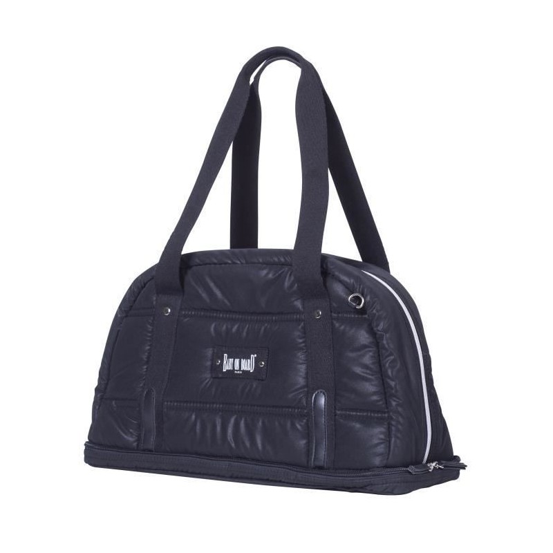 Baby on board - sac a langer - Doudoune Bag noir- sac 24h ouatiné et déperlant tapis a langer, sac repas thermo, trousse acces