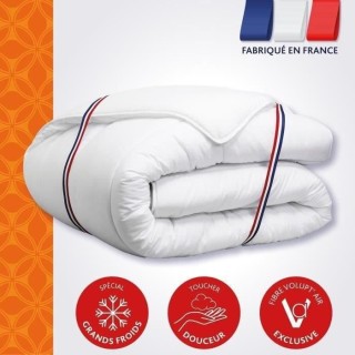 Couette tres chaude 450gr/m² Grands Froids - 240 x 260 cm - 100% Poly