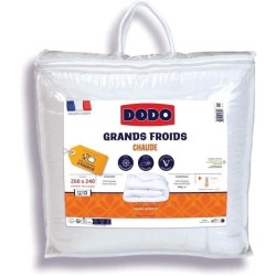 Couette tres chaude 450gr/m² Grands Froids - 240 x 260 cm - 100% Polyester VOLUPT'AIR - 2 personnes - DODO