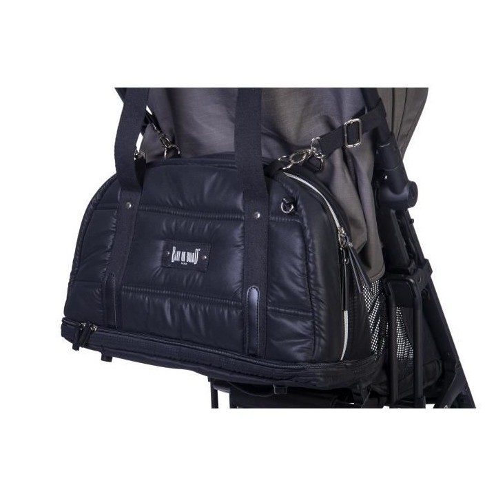 Baby on board - sac a langer - Doudoune Bag noir- sac 24h ouatiné et