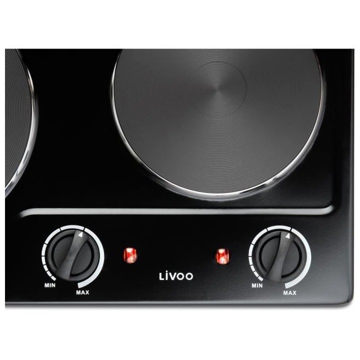 Plaque de cuisson double encastrable LIVOO - DOC168N