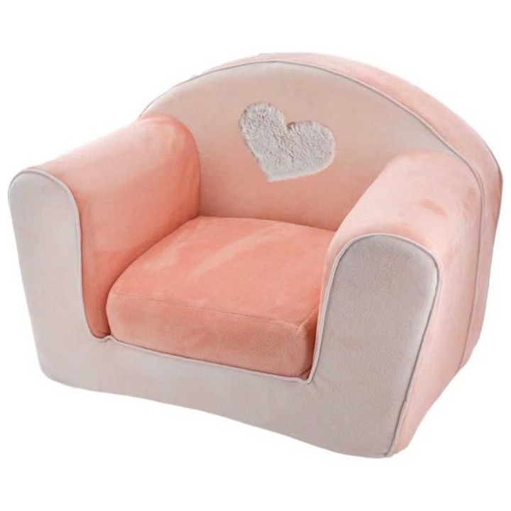 DOMIVA Fauteuil Club Lapinou - 100% Polyester - Convertible et déhous