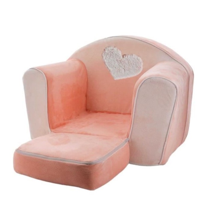 DOMIVA Fauteuil Club Lapinou - 100% Polyester - Convertible et déhous