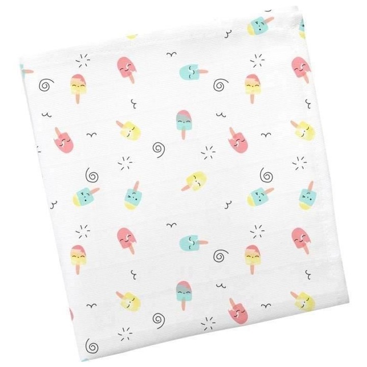 DOMIVA Maxi lange - Bambou 120g/m² - 120x120 cm - Glace rose