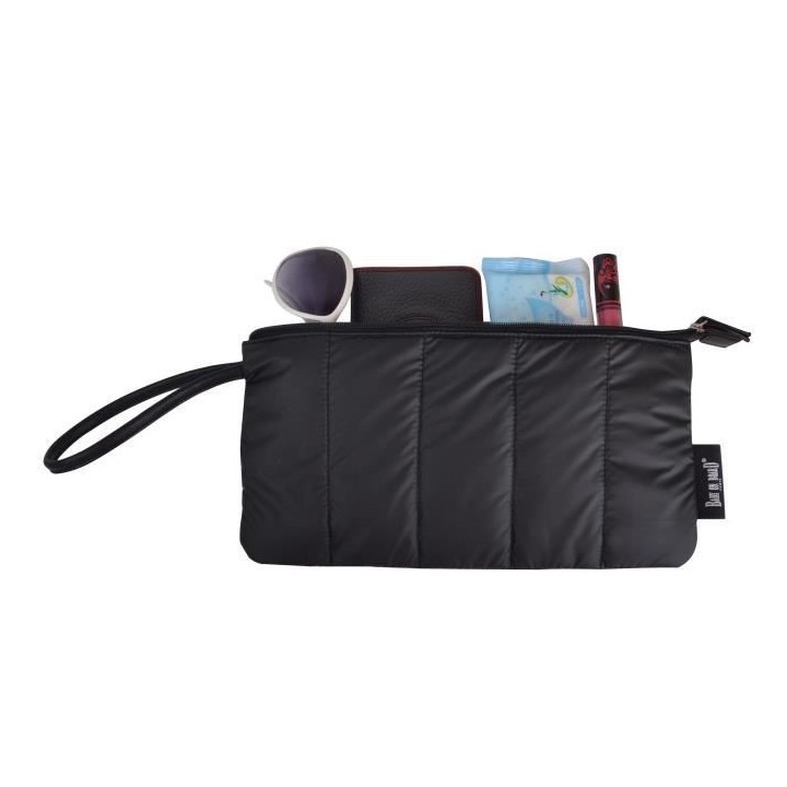 Baby on board - sac a langer - Doudoune Bag noir- sac 24h ouatiné et