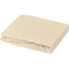 DOMIVA Drap housse + Alese Uni - 100% Coton - oeko-Tex - Blanc/Cailloux - 60 x 120 cm