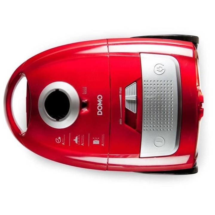 DOMO DO7283S - Aspirateur compact avec sac de 2,5 l .Brosse parquet et