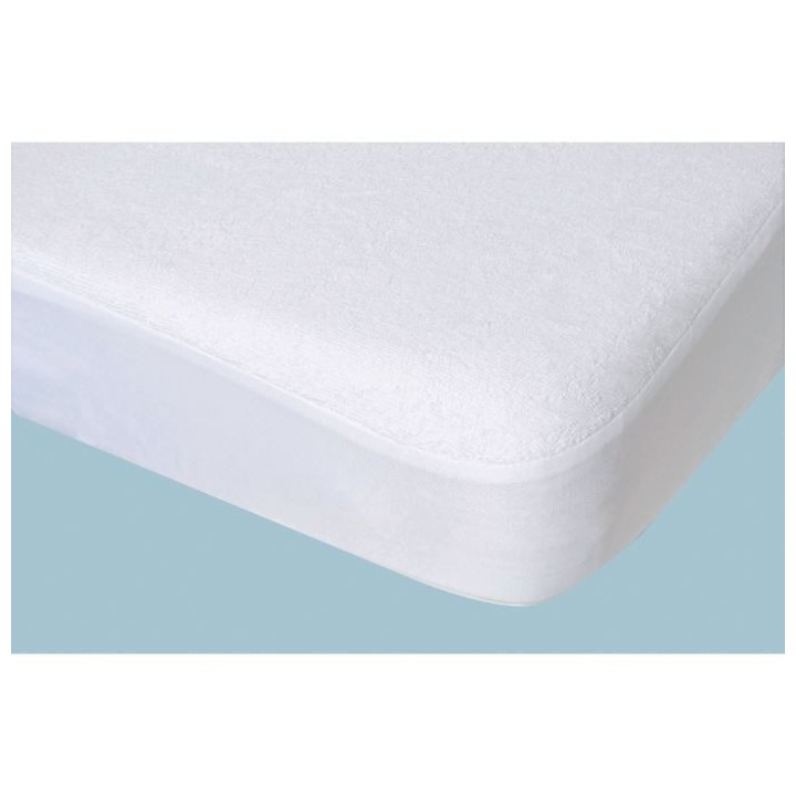 DOMIVA Alese - 100% Coton - Traité Sanitized - Blanc - 60 x 120 cm