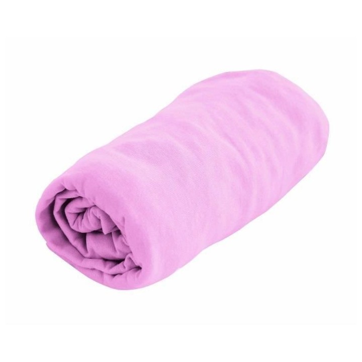 DOMIVA Drap-housse imperméable - Rose - 60x120 cm