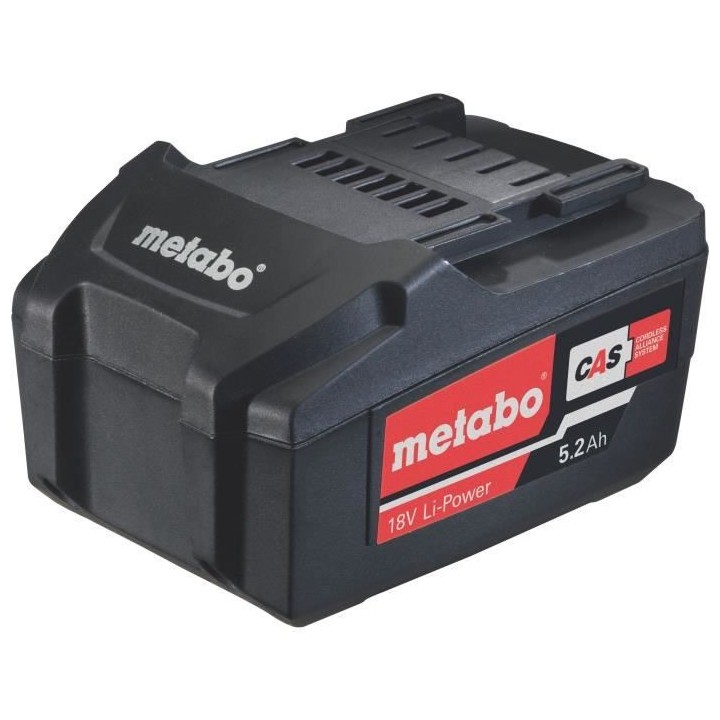Batterie LI-POWER 18 V 5.2 Ah en boîte carton - METABO - 625592000