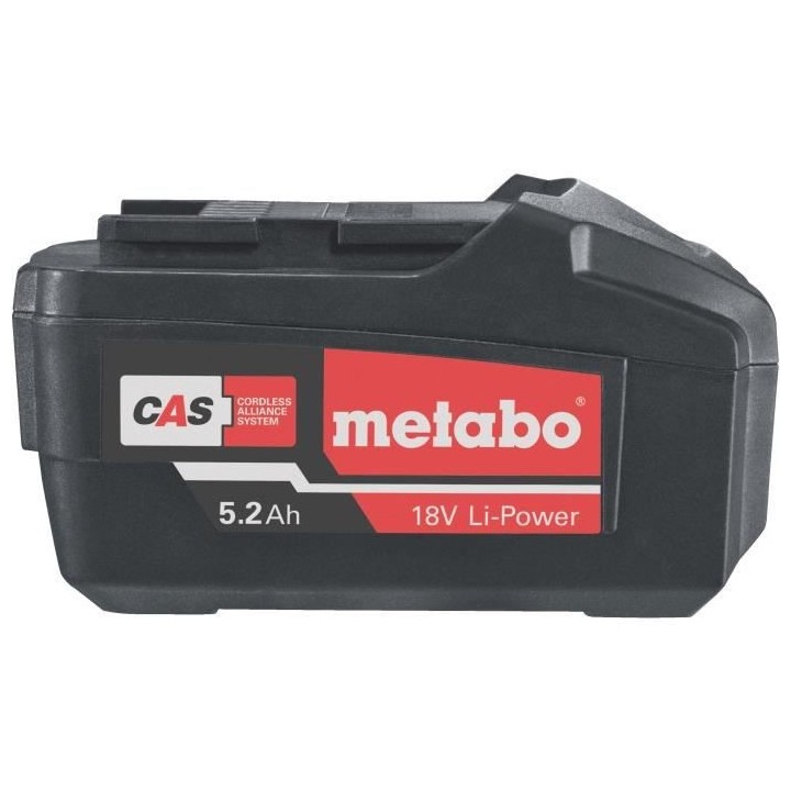 Batterie LI-POWER 18 V 5.2 Ah en boîte carton - METABO - 625592000