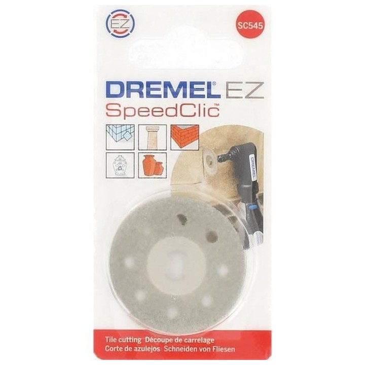 Disque diamant a tronçonner DREMEL S545 (EZ SpeedClic, Ø 38mm, pour