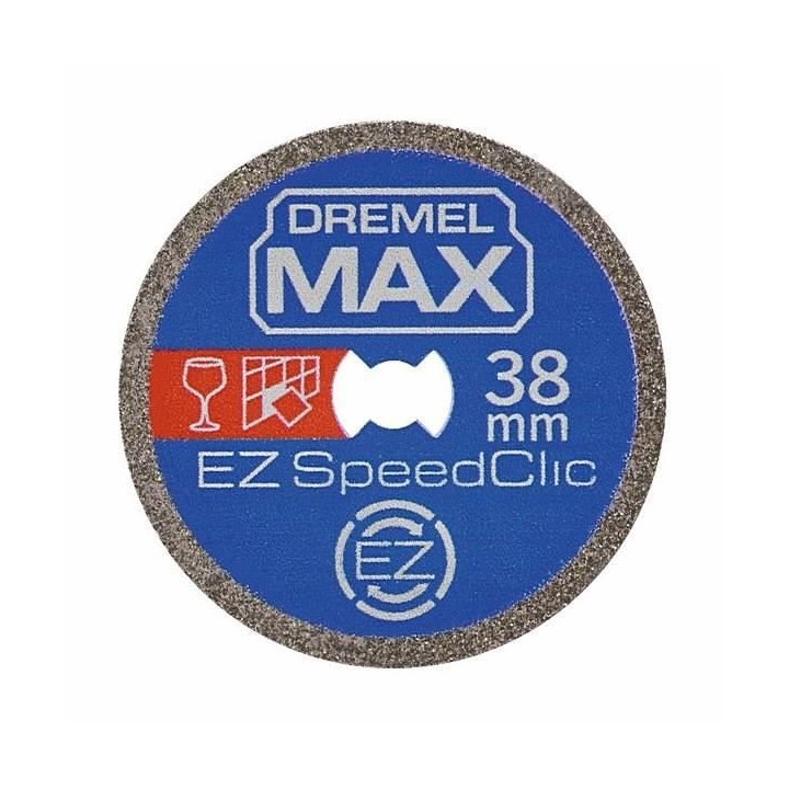 Disque Diamant Haute longévité EZ SpeedClic Dremel Max S545 - ø38mm