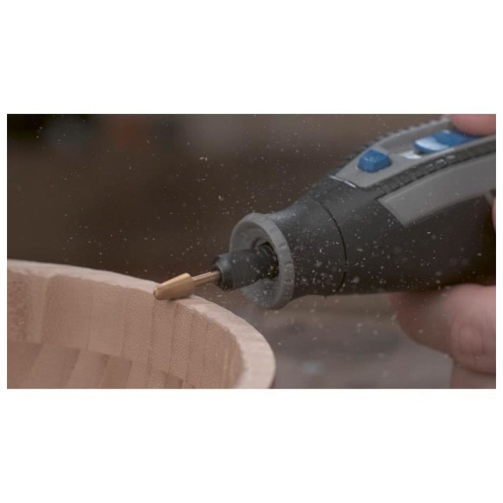 Lot de 2 fraises acier rapide haute longévité Dremel Max 117 - ø 6,