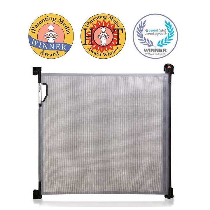 DREAMBABY Barriere de sécurité rétractable - A visser - Ouverture a