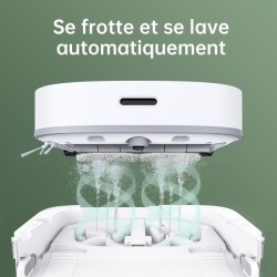 Dreame W10 Robot Aspirateur Laveur 4000 Pa avec Station de Nettoyage Automatique, Balayage, Nettoyage, Lavage et Séchage 4 en 1