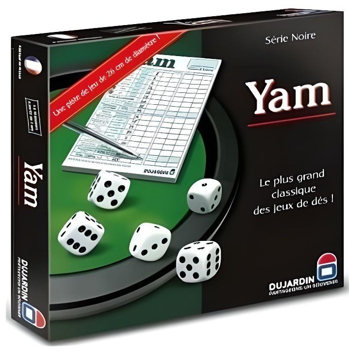 Yam 421 jeu de dés - Série noire - Jeu de société traditionnel - 5