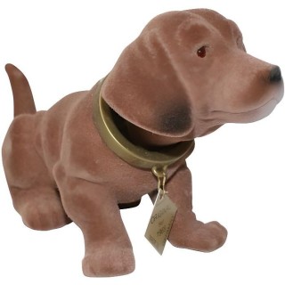 Chien a tete Qui bouge pour Plage arriere petit modele - 17 cm