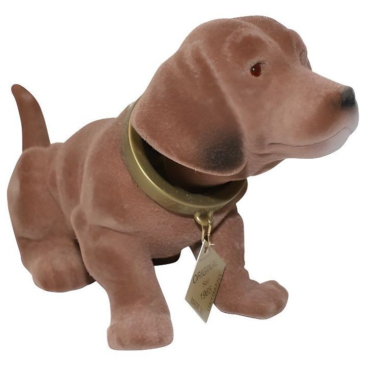 Chien a tete Qui bouge pour Plage arriere petit modele - 17 cm