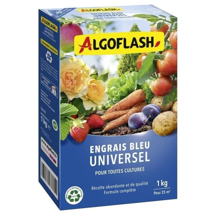 Engrais Bleu Universel - ALGOFLASH NATURASOL - 1 kg