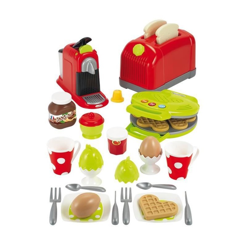 ECOIFFIER Coffret toaster - Collection 100% Chef - Conseillé des 18 mois - Origine France Garantie