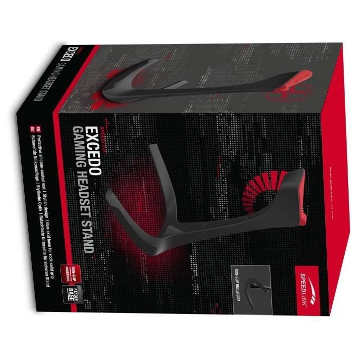 SPEEDLINK - SL-800900-BK - Support de Casque Gamer - Excedo - Noir