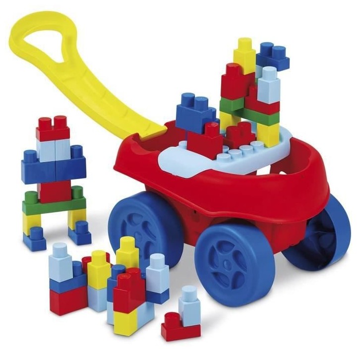 ECOIFFIER - 7714 - Chariot 40 pieces - Les Maxi