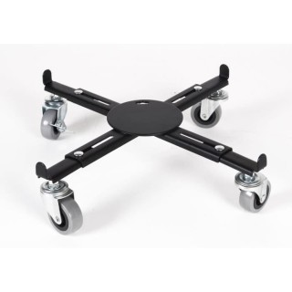 EDA Support extensible a roulettes - Pour Pots de Fleurs Carrés et Ro