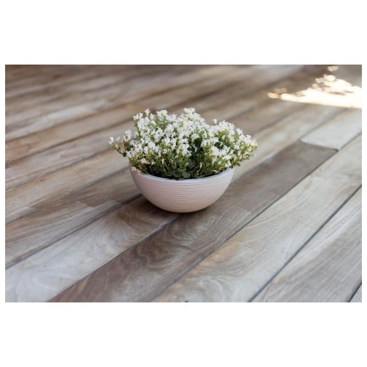 EDA Pot Vasque Graphit'UP Ø 25 cm - 3,3 L - Blanc cérusé