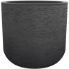 EDA PLASTIQUE - Pot rond 50 cm Graphit'Up - 67 L - Gris anthracite