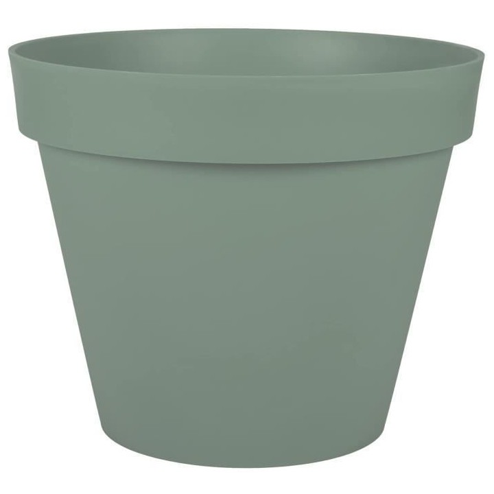 EDA PLASTIQUE - Pot de fleur rond Toscane - Ø 48 x H39 cm - 43 L - Ve