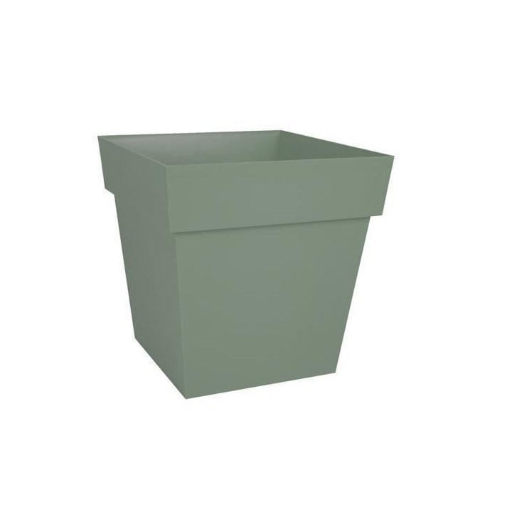 EDA Pot de Fleur Carré TOSCANE 39 cm - 38 L - 39 x 39 x H 39 cm - Ver